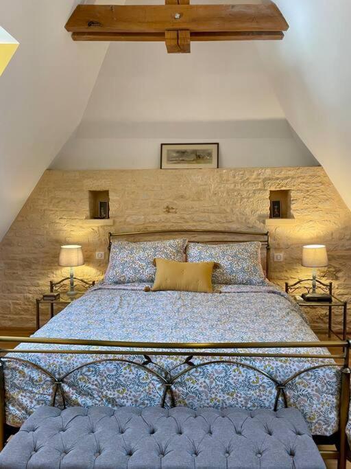Charming 19Th Century Farmhouse With Pool Vitrac  Exterior foto