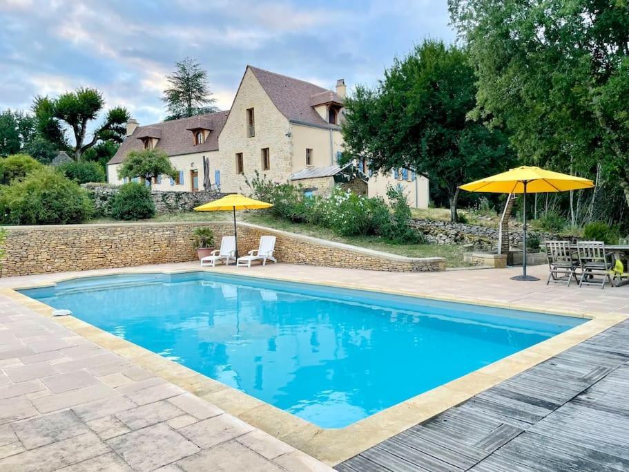 Charming 19Th Century Farmhouse With Pool Vitrac  Exterior foto